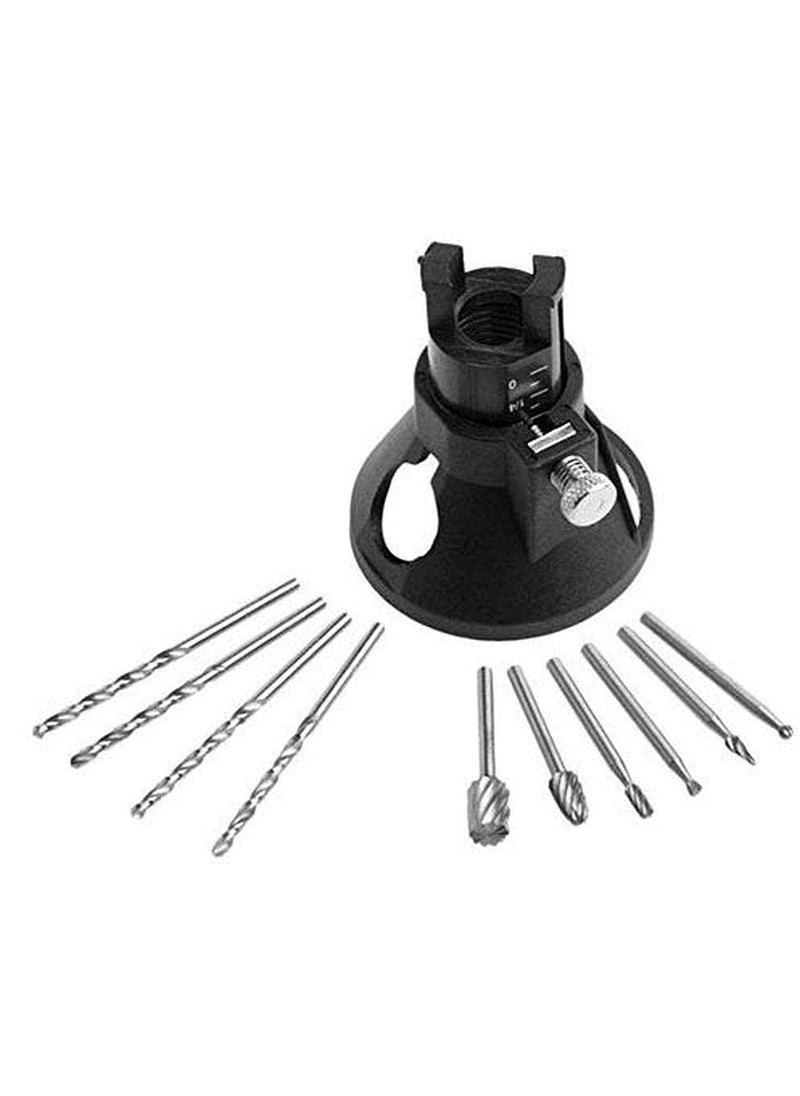 DIY Crafts Diy Crafts 11912 13031 Multi Tool Cutting Guide Hss Router Drill Bit Burr Set for Dremel, Multicolor  - Image 1