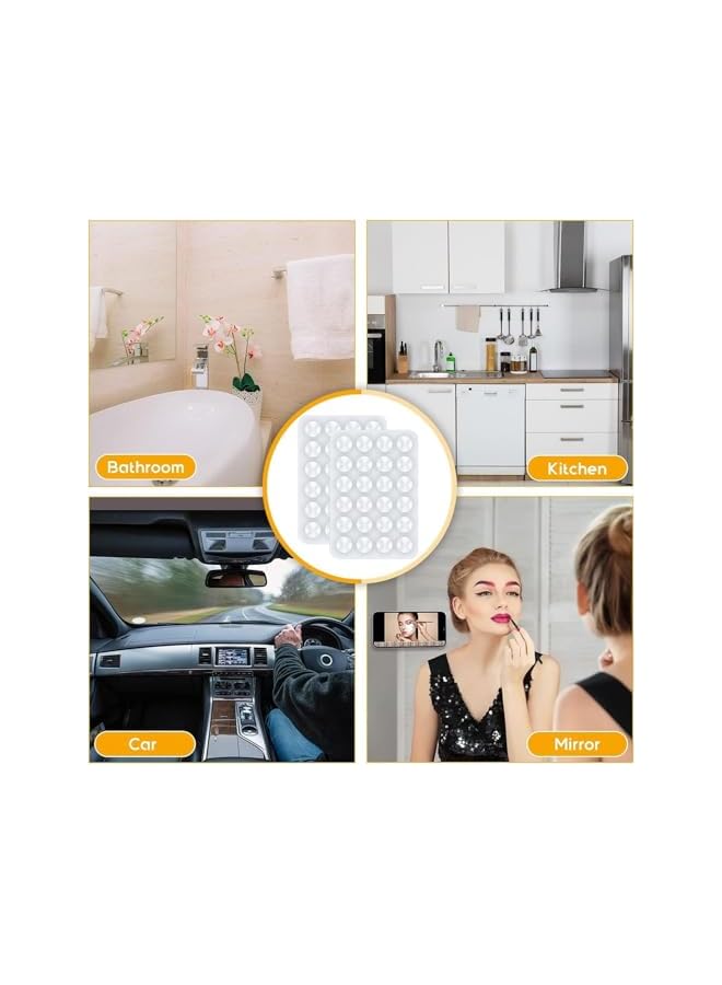 S-TOP Silicone Suction Phone Case Adhesive Mount, Double-Sided Phone Grip with Secure Adhesive for Wall and Car, Durable Silicone Mobile Holder for Easy Viewing - Image 2