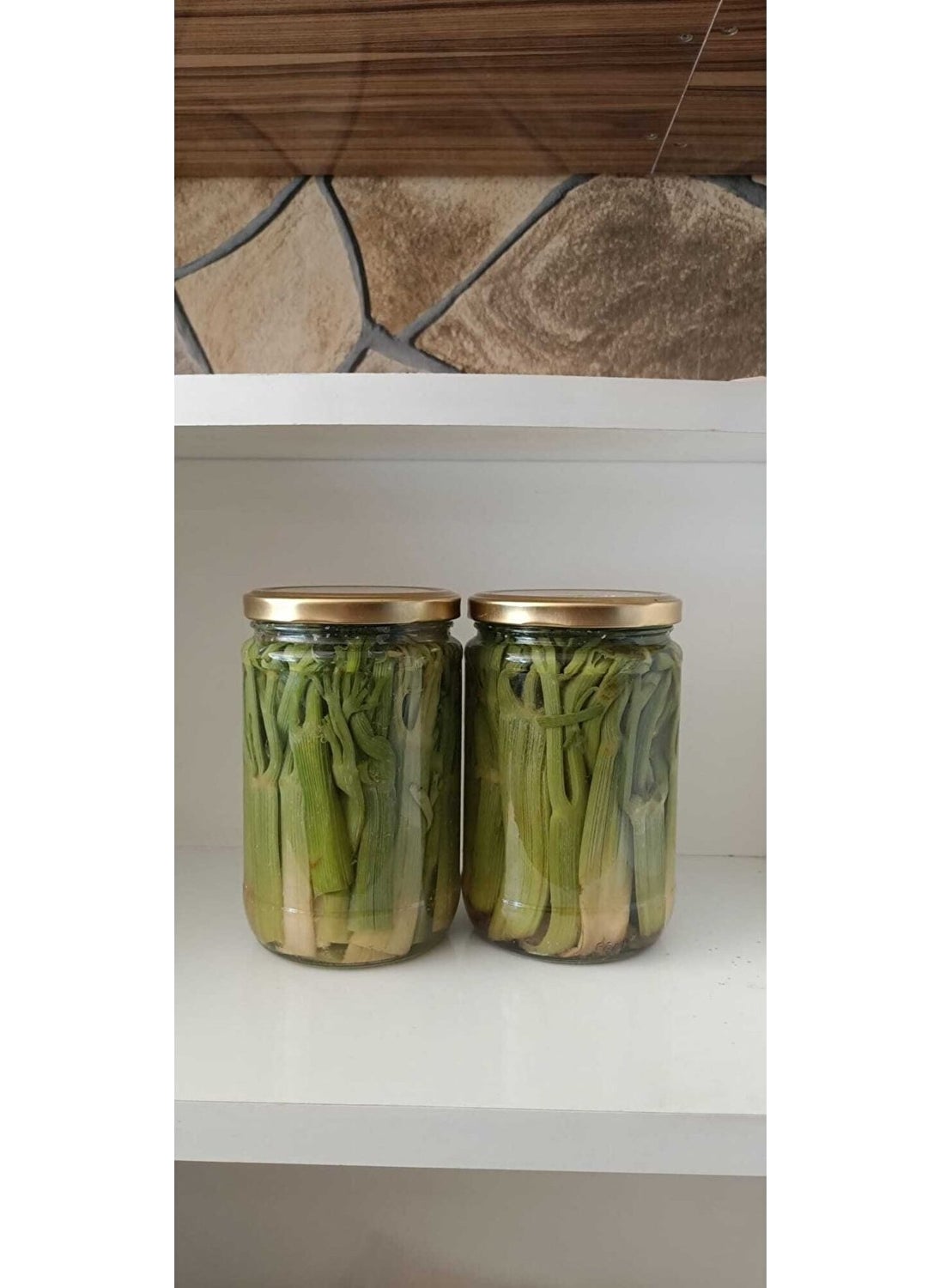 Viyalente - Glass Jar with Gold Lid Food Container 660 cc 10 Pieces - Image 1
