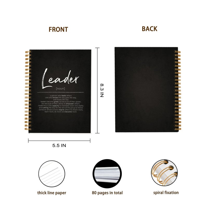 OXW Boss Gifts, Thank You Leadership Gifts Notebook Journal for Women Men Coworkers, Cool Gifts for Bosses, Appreciation Gifts for Boss Leader Mentor Supervisor Manager(5.5'' X 8.3'') - Image 4