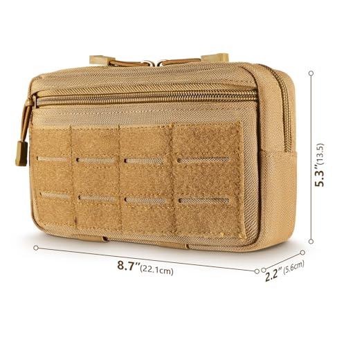 FRTKK حقيبة أدوات تكتيكية FRTKK Molle مع حزام إدارية مزودة بقطع ليزرية (بيج) - Image 2