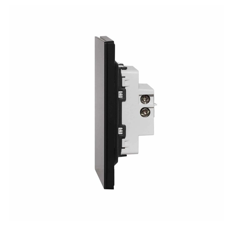 Donmarco 1 Gang 1 Way Momentary Switch – Ultra Thin Premium Plastic Material, Modern & Durable, Fire-Resistant Electric Switch, 15-Year Warranty, Wall Switch for Home and Office (Matt Black) - Image 3