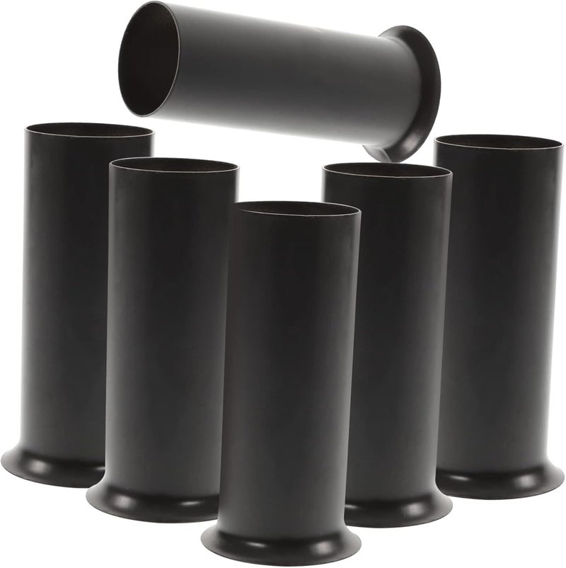 6pcs Chandelier Flange Sleeve Lamp Base Sleeves for Pendant Light Fixtures Crystal Chandelier Parts Metal Warm Romantic Style - Image 1