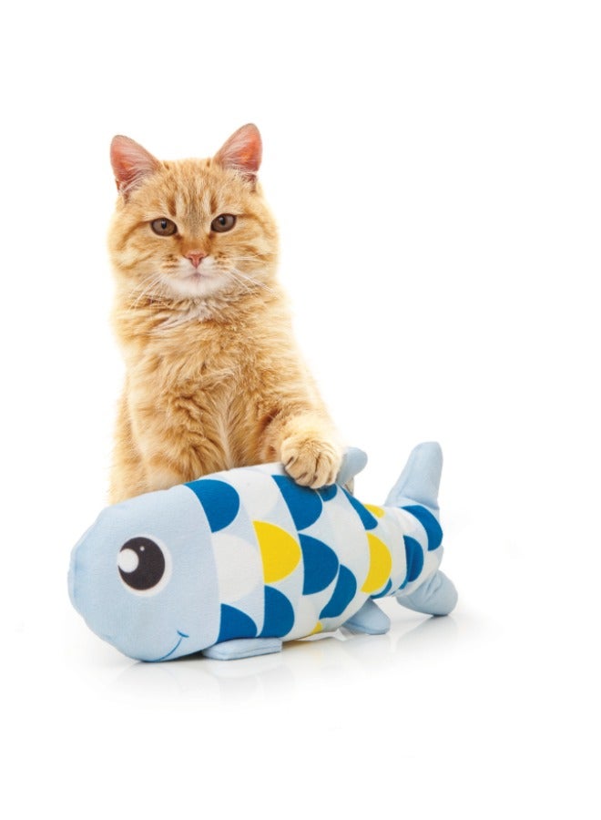 Catit Motion Sensor Fish Toy Blue - Image 2