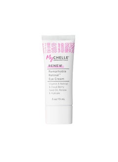 MyChelle Dermaceuticals MyChelle Dermaceuticals Remarkable Retinal Eye Cream 05 Fl Oz  Anti Aging Serum with Potent Vitamin A and Plant Stem Cells to Reduce Appearance of Fine Lines and Wrinkles 