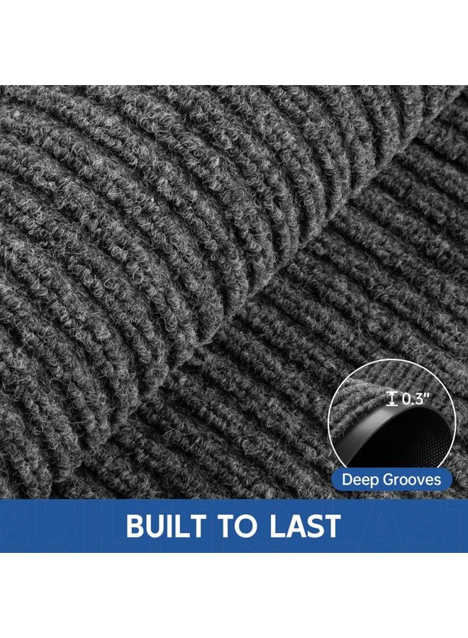 Naturei Entrance Door Mat 4x8 Feet Heavy Duty Entrance Door Mats Commercial Doormats Entrance Low Profile Welcome Mats Non Slip Durable - Image 3