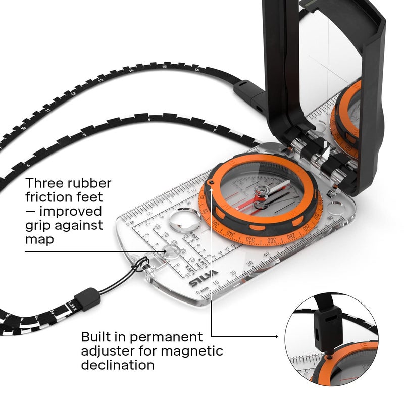 Silva Expedition S Compass | Night-Enabling Luminous Markings | Perfect for Navigation, Hiking, Trekking and Hunting - Image 5