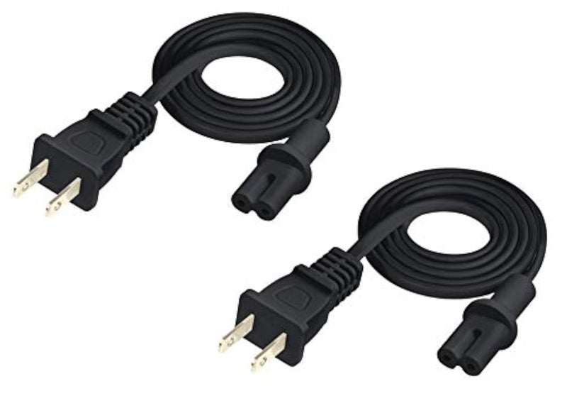 Vebner Power Cord Compatible with Sonos Five, Sonos Play 5, Sonos Beam, Sonos Ray, Sonos Arc, Arc Ultra, Sonos Amp, Sonos Playbase, Sonos Sub Gen 3 and Sonos Sub Mini (Black, 3-Foot) - Image 1