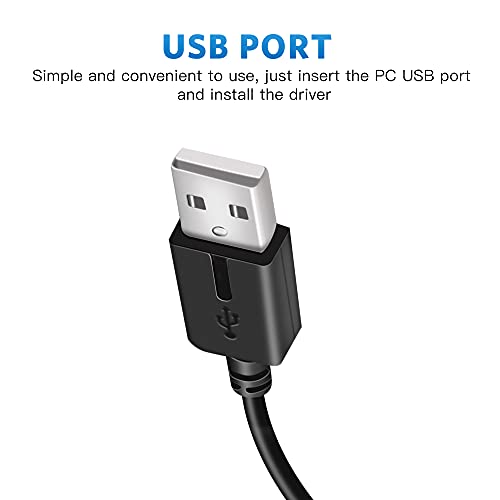 Xahpower PS2 Controller to USB Adapter Converter Cable, Compatible with Sony PS1/PS2 Controller Gamepad to PS3/PC Controller - Image 4
