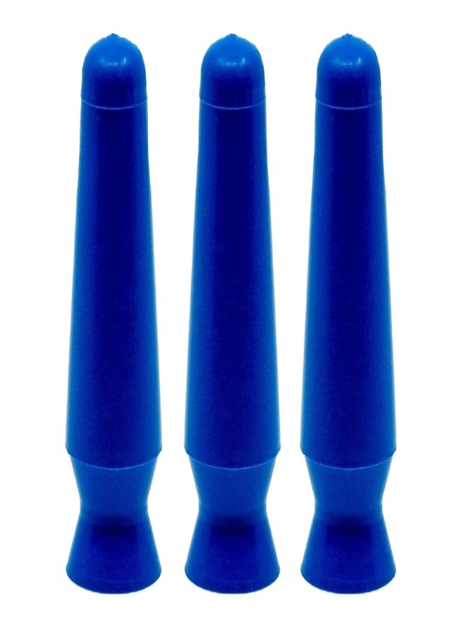 DMV Scleral Cup Large Contact Lens Handler -3 Pack - Inserts and Removes Scleral Contact Lenses and Prosthetic Eyes (Cobalt Blue) - Image 1