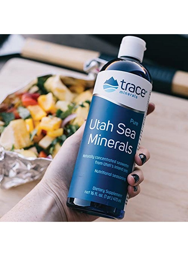 Trace Minerals Utah Sea Minerals - Liquid Nutritional Supplement with Sea Minerals - Energy Supplement with Ionic Trace Minerals, Magnesium & More - Supports Heart Health - 16 fl oz (48 Servings) - Image 5