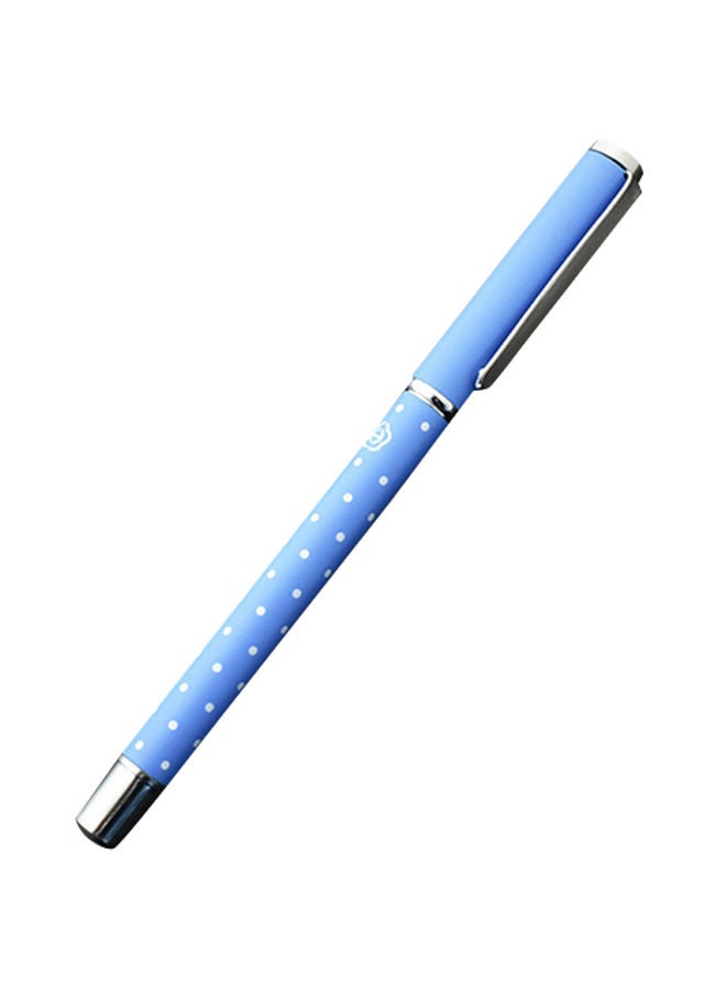 NIBEMINENT Metal Fountain Cute Calligraphy Writing Pen Blue