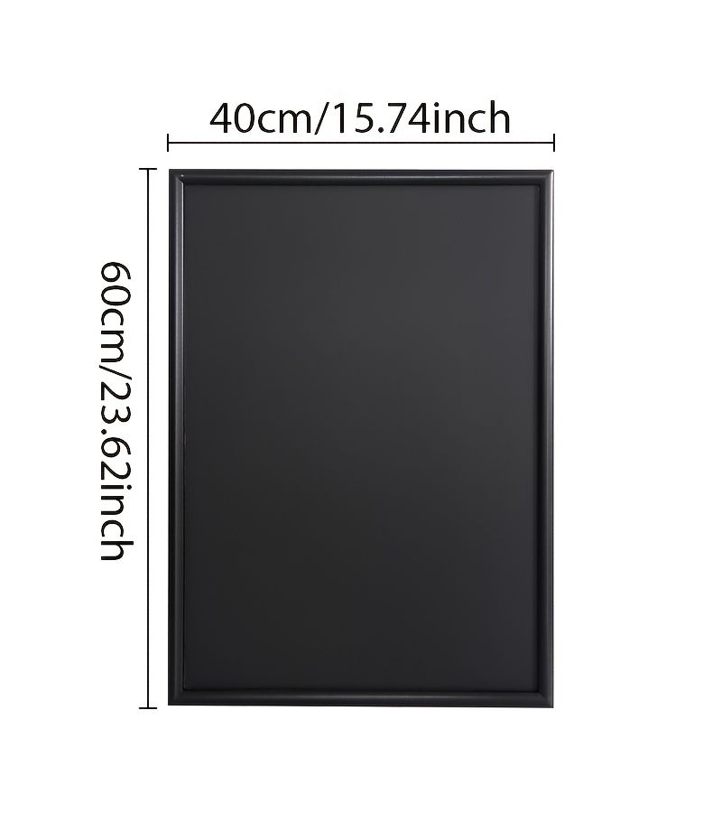 Walnut Color Family Magnetic Pin Board Decorative Blackboard Photo And Cosmetics Display Storage Wall For Home Bedroom Living Room With Random Magnetic Stickers 15 75 By 23 62 Inch - Image 2
