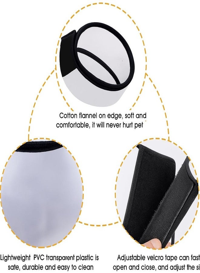 Berlin's PET ACCESSORIES Berlin's Soft Protective Pet Recovery Collar Comfortable Dog and Cat Cone Alternative Lightweight Adjustable Elizabethan Collar for Surgery Wounds Healing and Grooming (White, 6 No.Neck 23-25cm) - Image 5