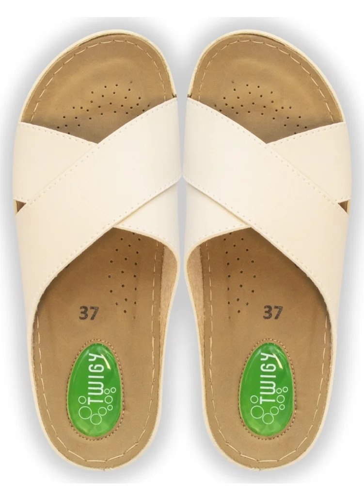 Twigy Sena Beige Women's Slippers