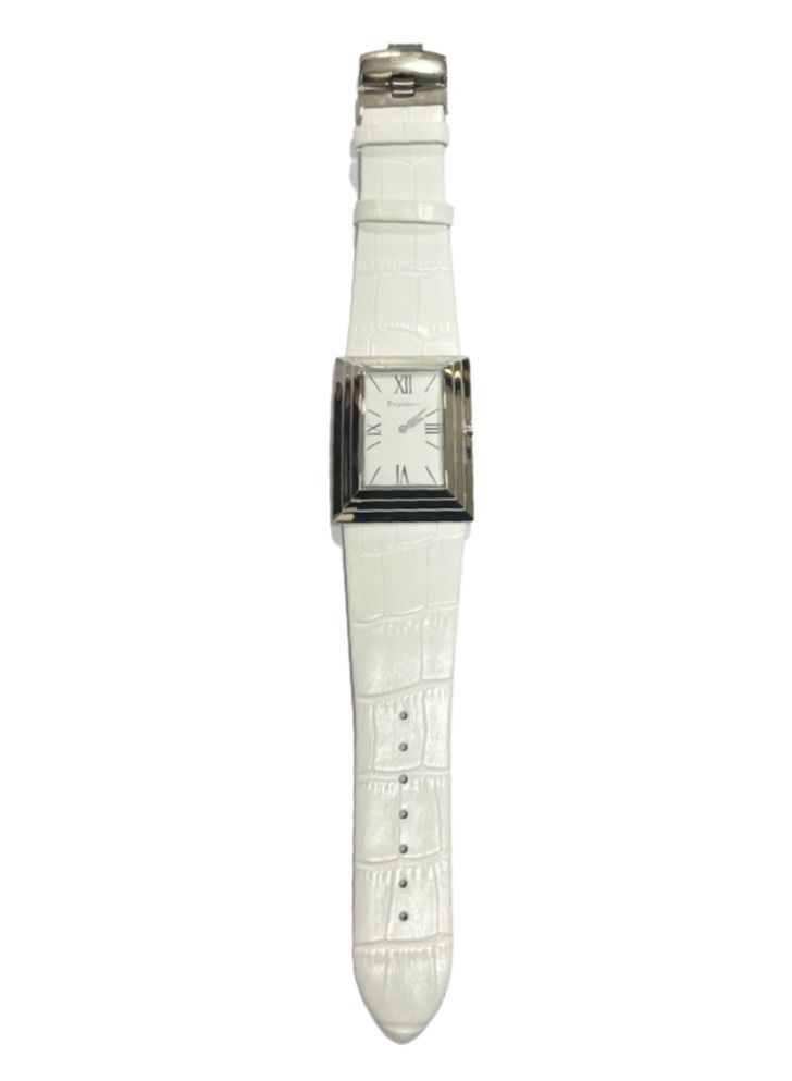 Royalace Men's Wrist White Leather Strap Watch - Image 3