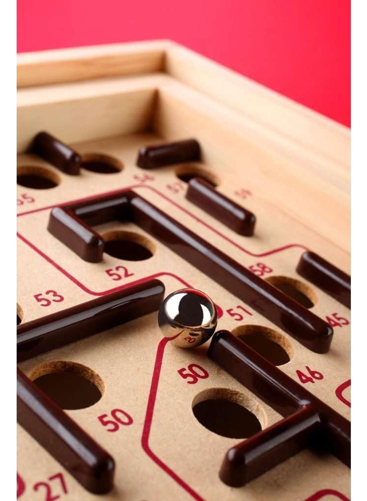 BRIO 34000 Labyrinth Game - Classic Mind-Challenging Maze | Enhances Concentration and Coordination | Perfect for Kids Age 6 and Up | Over 3 Million Units Sold