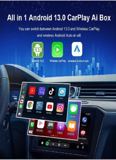 Integrated Android system box with Android 13.0 system, Snapdragon QCM 6125 processor, 4GB RAM and 64GB memory, supports Car Play, Android Auto wireless, Google Play Store, Netflix and YouTube - pzsku/Z189317F71B9D7DEBBAE8Z/45/_/1705999920/6827f332-81ff-49f5-b373-bc7d35f1767e