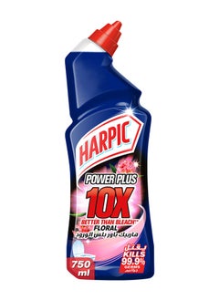 Harpic منظف المرحاض باور بلس أفضل 10 مرات من المبيض يقتل 99.9 بالمائة من الجراثيم برائحة الزهور  - Image 1