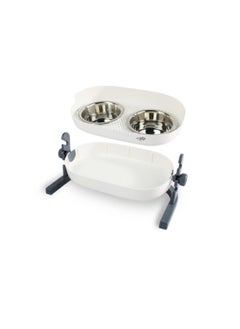 all for paws 3-in-1 Elevated Double Dinner  Medium  - Image 2