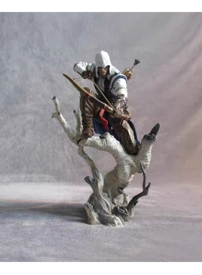 عام Assassin 's Creed 3 Ubisoft ، نسخة مجانية من Connor ، شكل الرماية ، الصندوق ، الشكل ، زخرفة النموذج ، هدية للجماهير والأصدقاء (26 سم) - Image 2