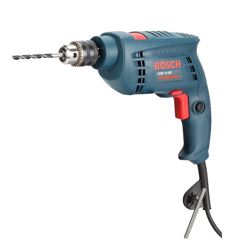 Bosch GSB 500W 10 RE Professional Corded-Electric Drill Tool Kit, MS & Plastic (Blue, Set of 100 Too - Image 4
