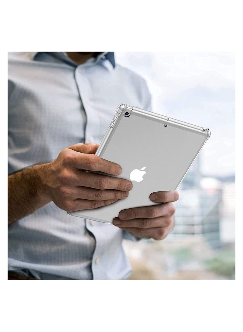 SmartGrist Case for iPad 9th/8th/7th Generation iPad 10.2 Case 2021&2020&2019, Frosted Transparent Clear Shockproof TPU Protective Case - Image 5