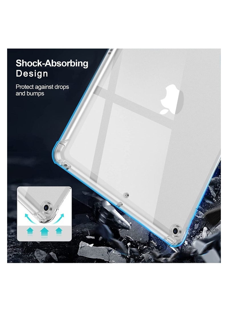 SmartGrist Case for iPad 9th/8th/7th Generation iPad 10.2 Case 2021&2020&2019, Frosted Transparent Clear Shockproof TPU Protective Case - Image 4