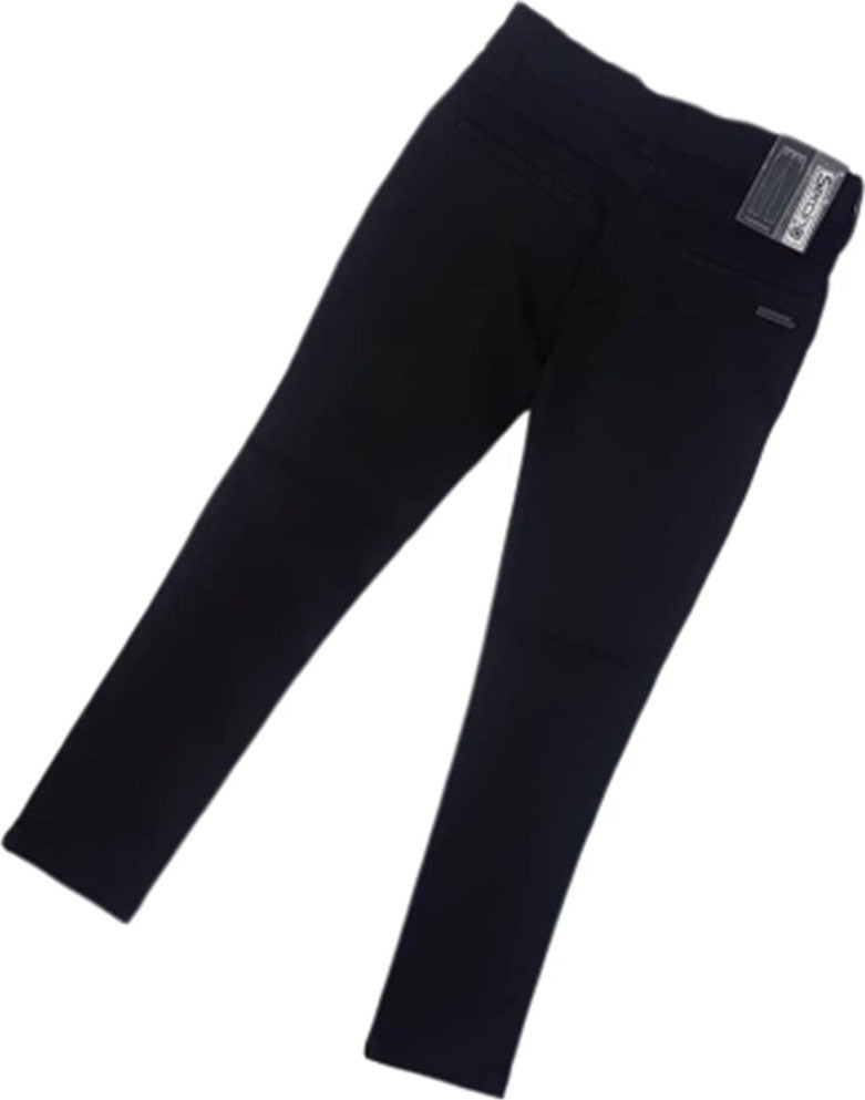 Sercino Kids 54102 Boy Solid Color Lycra Linen Trousers  - Image 2