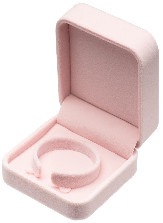 Giftop Velvet Bracelet Gift Boxes Bangle Display Jewelry Box Storage Case Organizer Holder (Pink) - Image 1