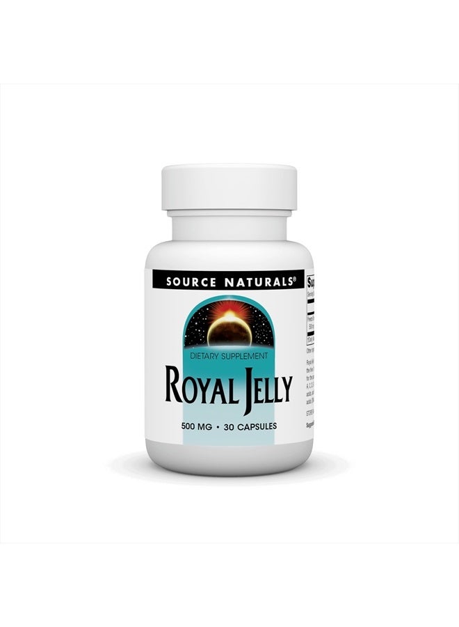 Source Naturals Royal Jelly, 500mg, 60 Capsules - Image 1
