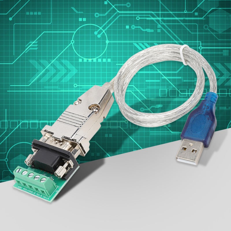 DIEWU USB Adapter Cable to RS485 Converter - RS232 RS422 Compatible for RS485 Four-Wire Duplex Transmission up to 1200 Meters - Image 5