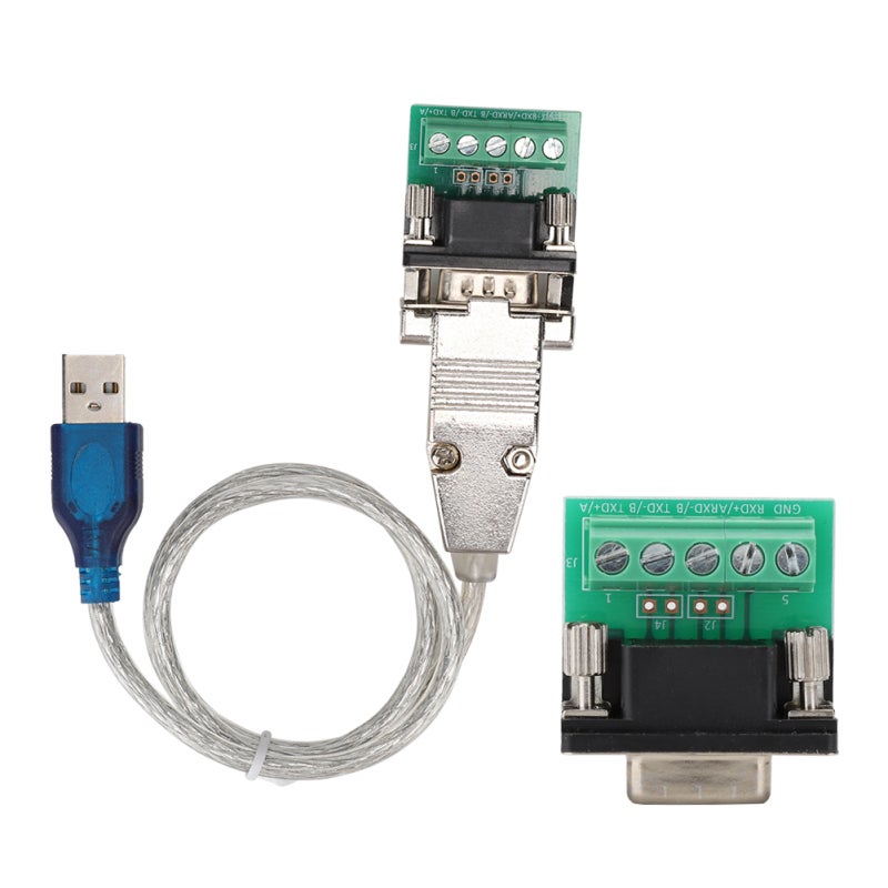 DIEWU USB Adapter Cable to RS485 Converter - RS232 RS422 Compatible for RS485 Four-Wire Duplex Transmission up to 1200 Meters - Image 1