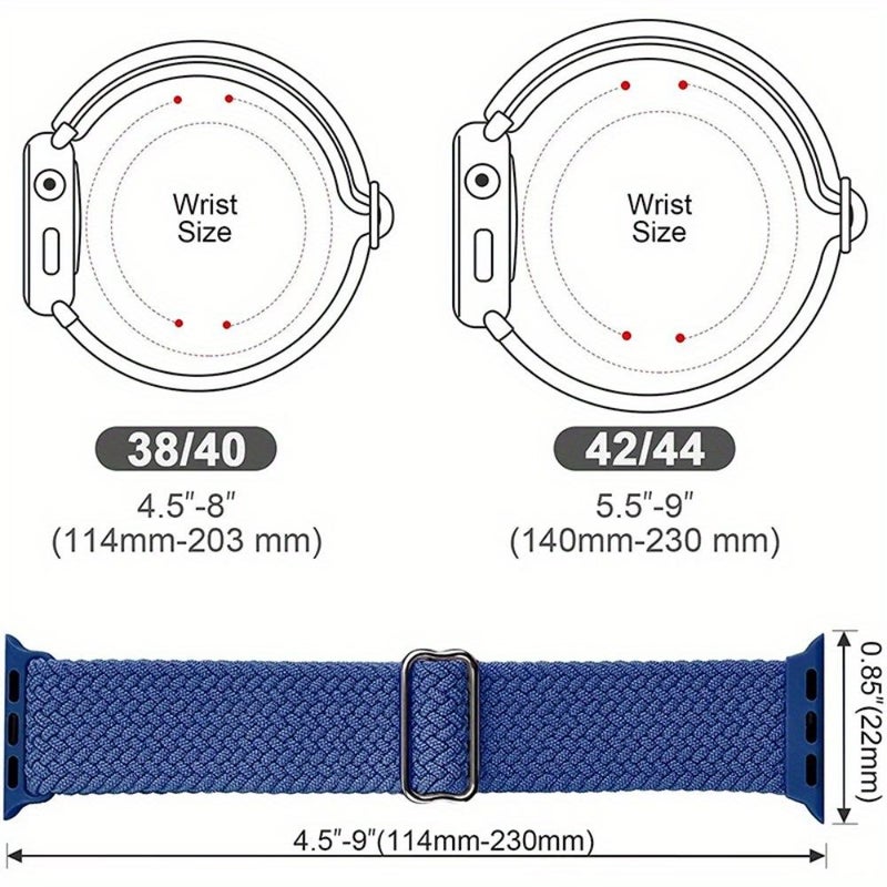 Yellow Nylon Strap Buckle TPU Case For Apple Watch 40 41mm - Image 2