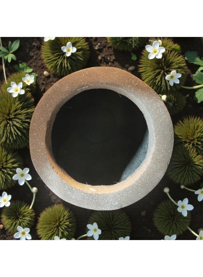 كلور زون بوتري بوت زرع من الفايبر علي هيكل متين وقوي، مثالية لنباتاتك الكبيرة تمنع تغير اللون والتشقق الناتج عن التعرض لأشعة الشمس مقاوم للماء واشعة الشمس وعوامل الجو، فايبر30  cm - Image 3