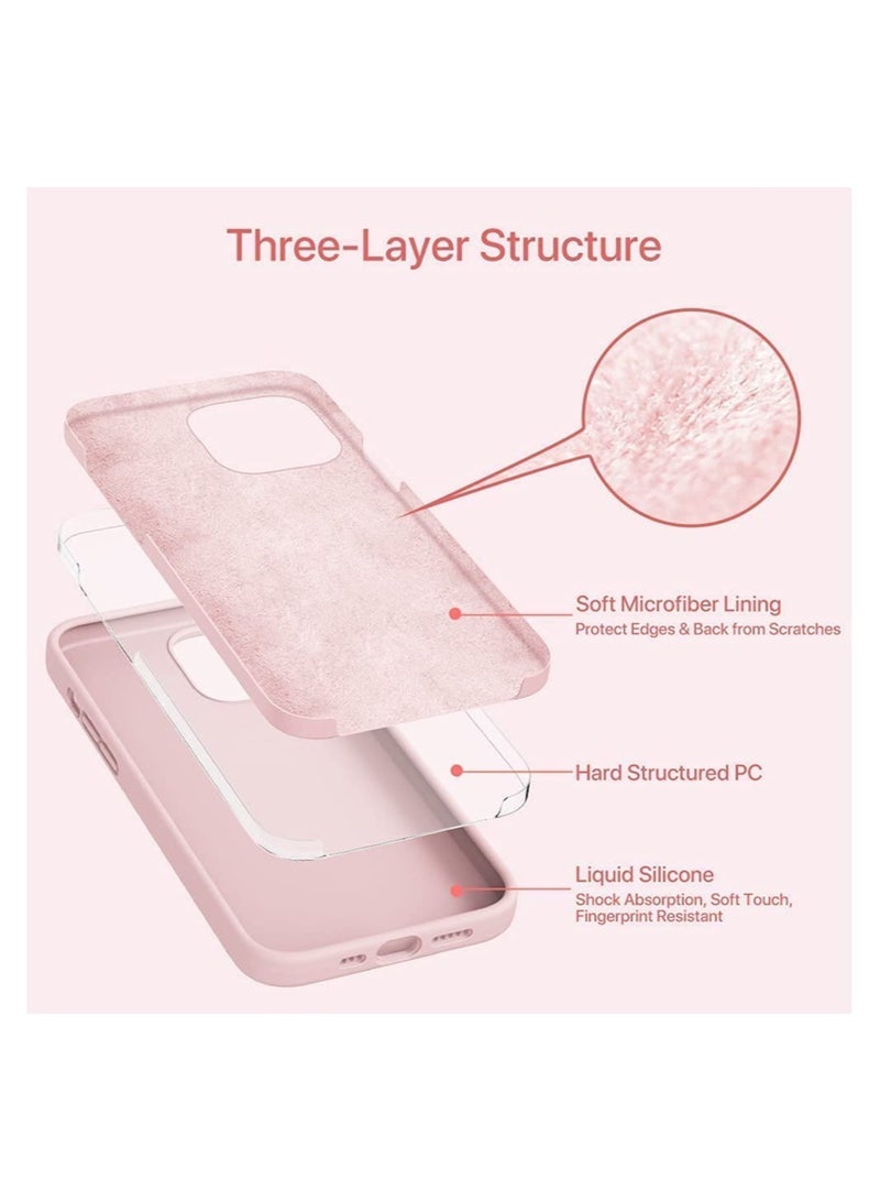 ELTRAZONE Silicone Protective Case Compatible with iPhone 14 Pro Max Soft Liquid Gel Rubber Cover Shockproof Bumper Anti-Scratch Anti-Fingerprint Anti-Drop Slim Cover for iPhone (for iPhone 14 Pro Max  ) - Image 3