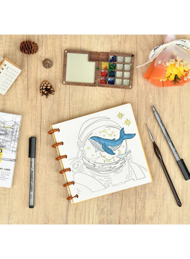 Brusarth Extra Fine Point Writing Pens: 3 Pack, 0.25mm, Black Micro-Pen Fineliner Waterproof Archival Ink Pens for Art Watercolor, Sketching, Anime, Manga, Design for Beginners & Artists - Image 3