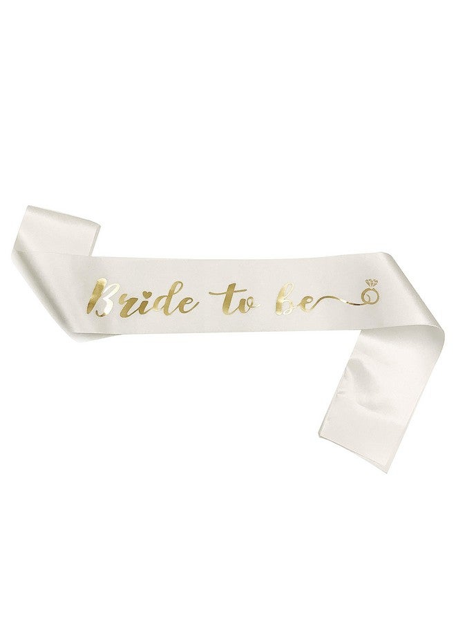 Dadam Bride to Be Sash - White, One Size - Bridal Shower, Wedding, Bachelorette Party, Engagement Decoration - Image 5