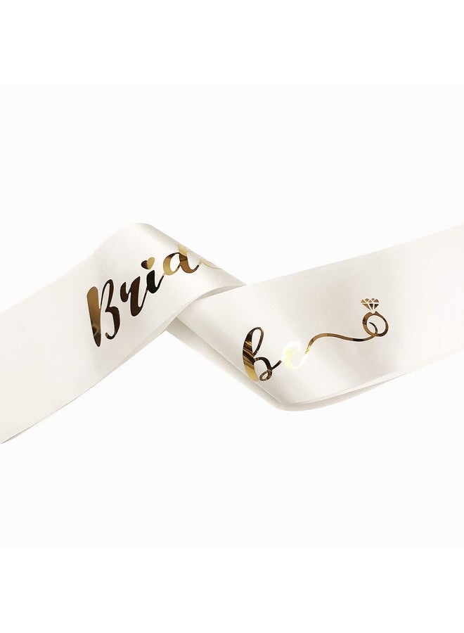 Dadam Bride to Be Sash - White, One Size - Bridal Shower, Wedding, Bachelorette Party, Engagement Decoration - Image 4