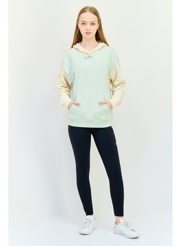 adidas Originals Women Sportswear Fit Long Sleeve Outdoor Hoodie, Multicolor  - Image 4