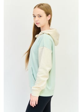 adidas Originals Women Sportswear Fit Long Sleeve Outdoor Hoodie, Multicolor  - Image 2