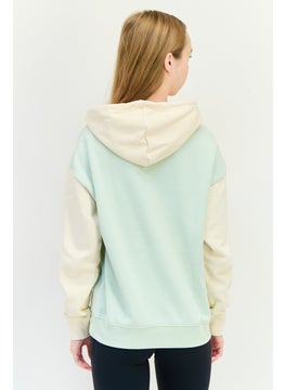 adidas Originals Women Sportswear Fit Long Sleeve Outdoor Hoodie, Multicolor  - Image 3