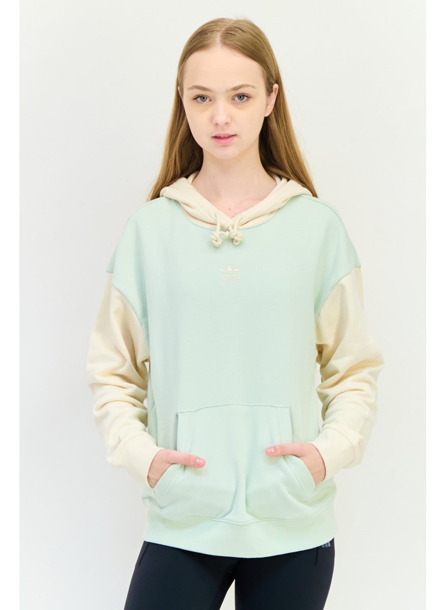adidas Originals Women Sportswear Fit Long Sleeve Outdoor Hoodie, Multicolor  - Image 1