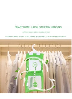 MahMir MahMir® Moisture Absorber and Odor Eliminator Hanging Bags to Rid Damp in Closet, Safe, Cars, Wardrobes, Basement, Gym Bag| Humidity Bags for Closet and wardrobes - Pack of 10 (120 gms each)  - Image 4