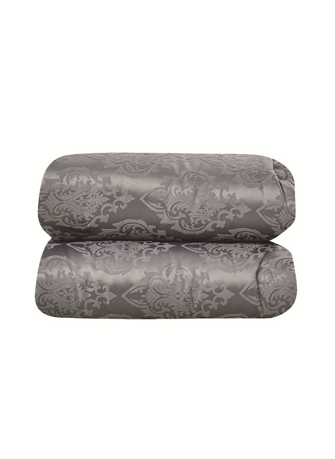 Hours - Comforter Set With Soft Silky Jacquard Fabric And A Modern And Distinctive Pattern That Satisfies All Tastes 8 Pieces King Size - Image 1