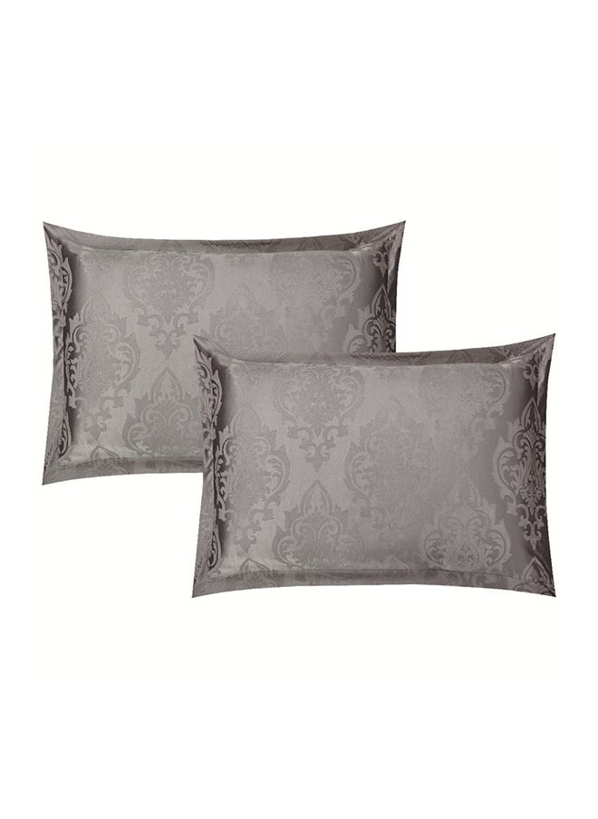 Hours - Comforter Set With Soft Silky Jacquard Fabric And A Modern And Distinctive Pattern That Satisfies All Tastes 8 Pieces King Size - Image 1
