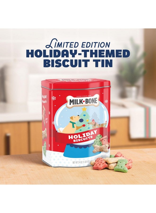 Milk-Bone Limited Edition Holiday Dog Treats, Small Biscuits, 24 Ounce Reusable Tin - Image 2