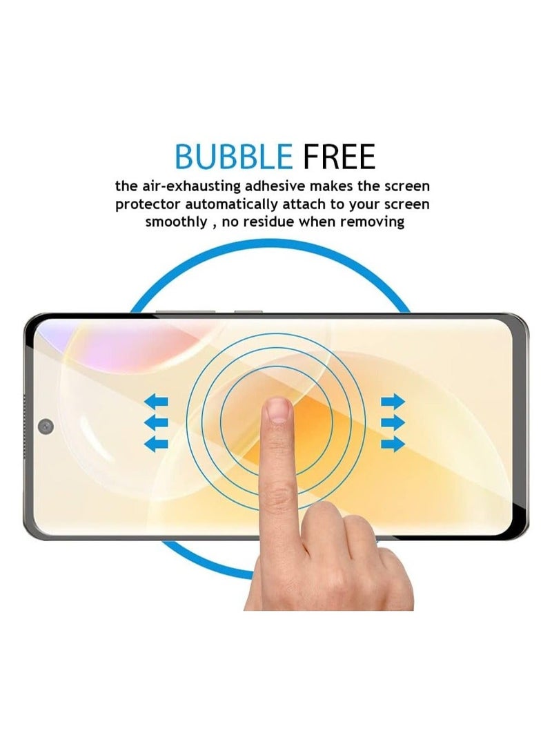 SHOPI Huawei Honor 50 / Nova 9/Huawei Nova 8 5G/Huawei Nova 8 4G Tempered Glass, 3D Curved Full Glue, (Full Screen Coverage), Touch Sensitive, Anti Scratch - Image 4