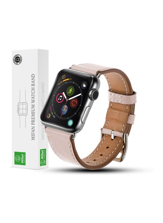 NIBEMINENT Replacement Band For Apple Watch Series 1/2/3/4 44/42 mm Light Pink - Image 4
