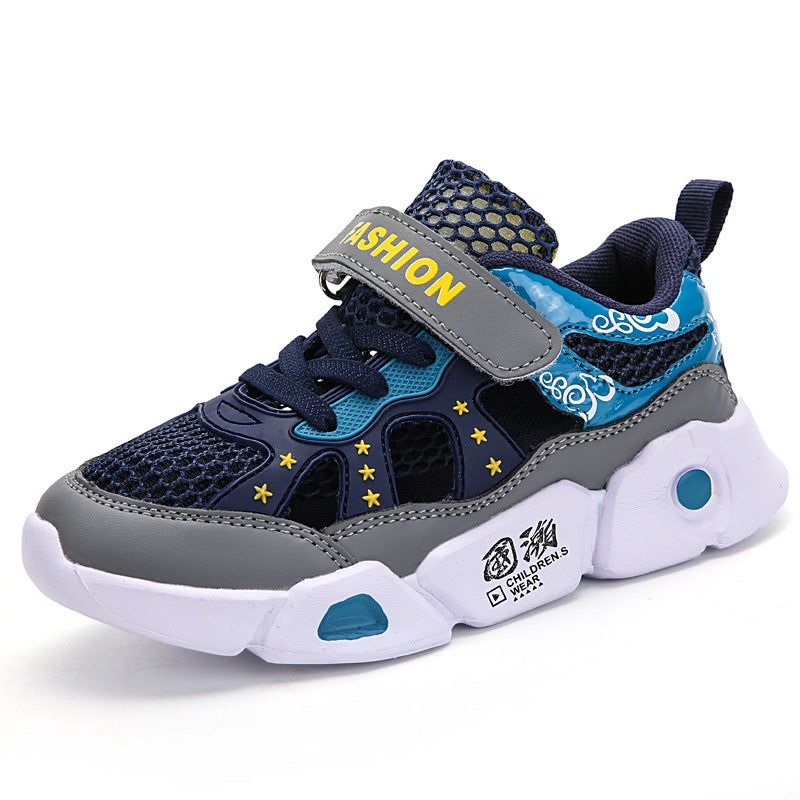 821 children''s frame shoes summer children''s shoes hollow breathable mesh shoes casual hole shoes boys running sneaker - Image 2
